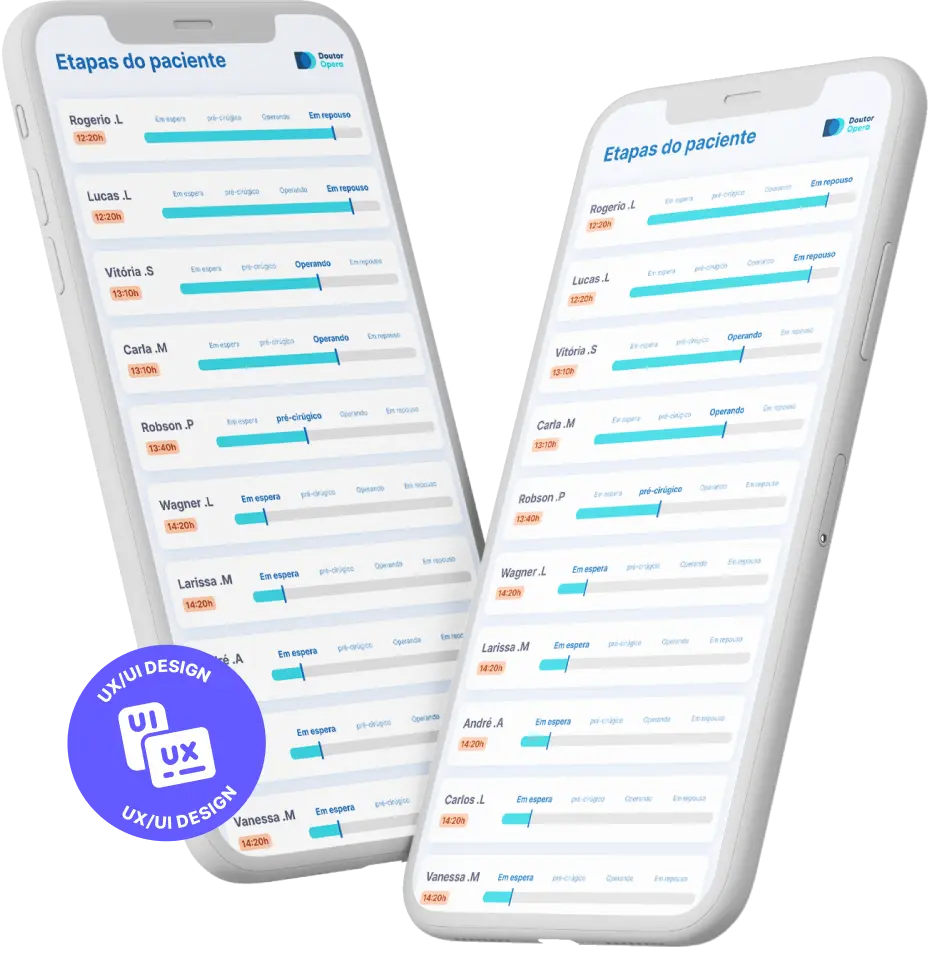 UI Designer criação de dashboard